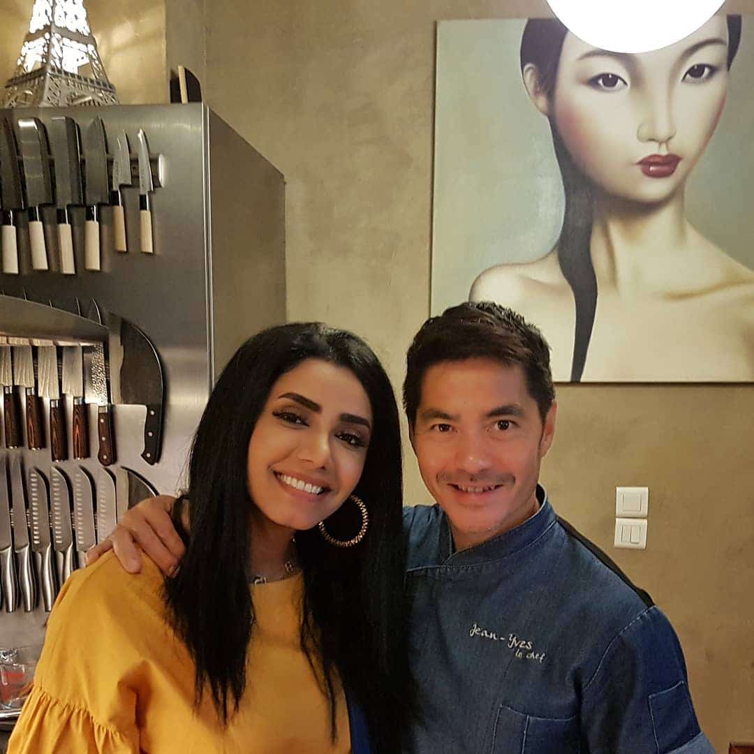 Private truffle dinner with #Marwasalemb, very famous artist in Arabie Saoudite.